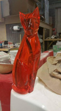 Agathe rouge translucide