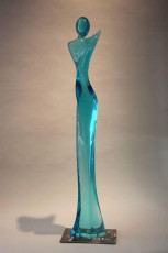 Sara turquoise translucide