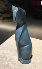 El Gato bronze patiné