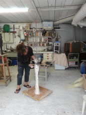 Femme à l'enfant XL plâtre original (101)