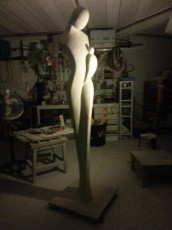 Femme à l'enfant XL plâtre original (114)