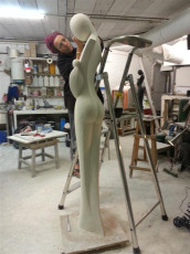 Femme à l'enfant XL plâtre original (116)