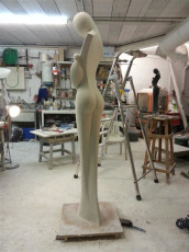Femme à l'enfant XL plâtre original (120)