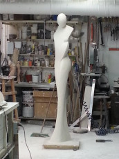 Femme à l'enfant XL plâtre original (125)