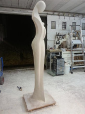 Femme à l'enfant XL plâtre original (126)