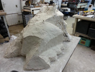 Grenouille XL plâtre original septembre 2013 (105)