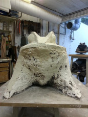 Grenouille XL plâtre original septembre 2013 (107)