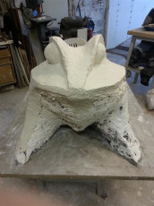 Grenouille XL plâtre original septembre 2013 (108)