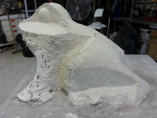 Grenouille XL plâtre original septembre 2013 (110)