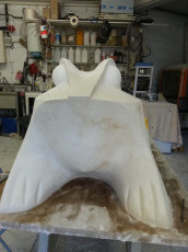 Grenouille XL plâtre original septembre 2013 (117)