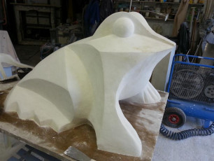 Grenouille XL plâtre original septembre 2013 (119)