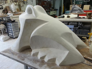 Grenouille XL plâtre original septembre 2013 (121)