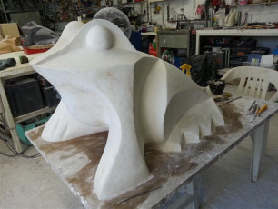 Grenouille XL plâtre original septembre 2013 (122)